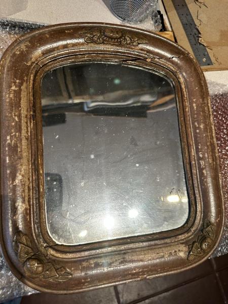 128.Old-mirror-Wood-frame